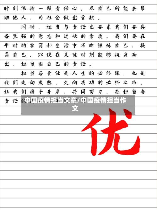 中国疫情担当文章/中国疫情担当作文