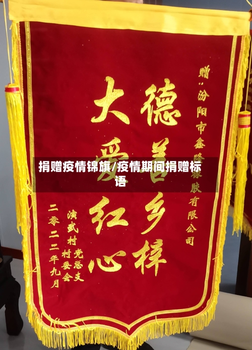 捐赠疫情锦旗/疫情期间捐赠标语-第3张图片