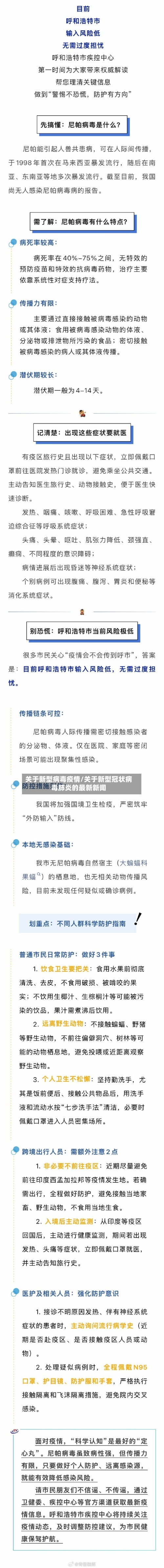 关于新型病毒疫情/关于新型冠状病毒肺炎的最新新闻-第2张图片