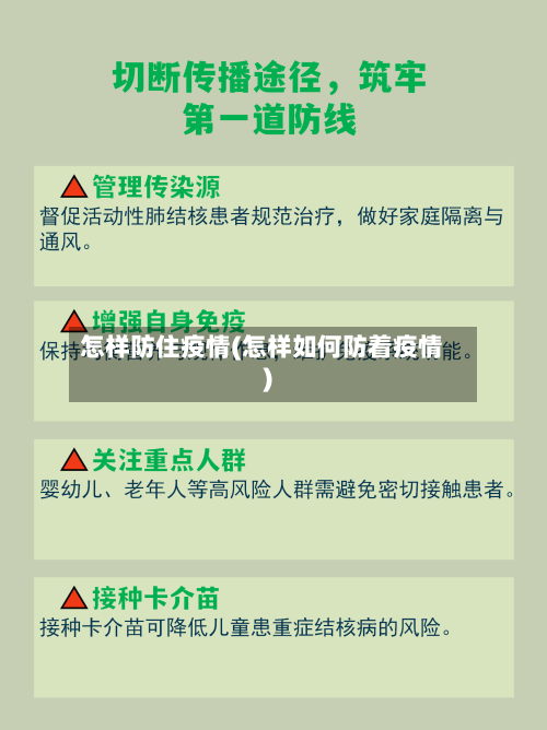 怎样防住疫情(怎样如何防着疫情)-第2张图片