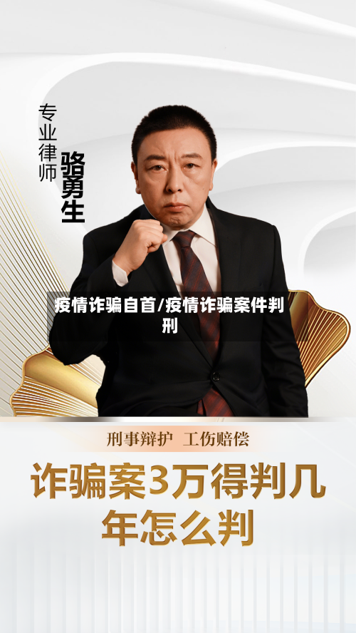 疫情诈骗自首/疫情诈骗案件判刑