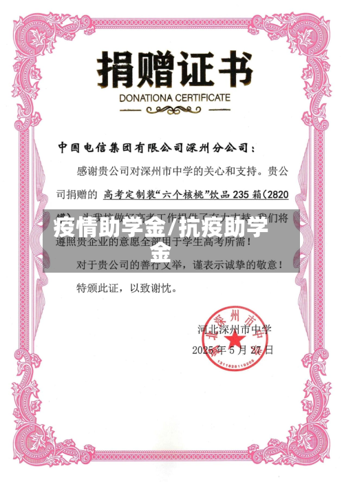 疫情助学金/抗疫助学金-第2张图片