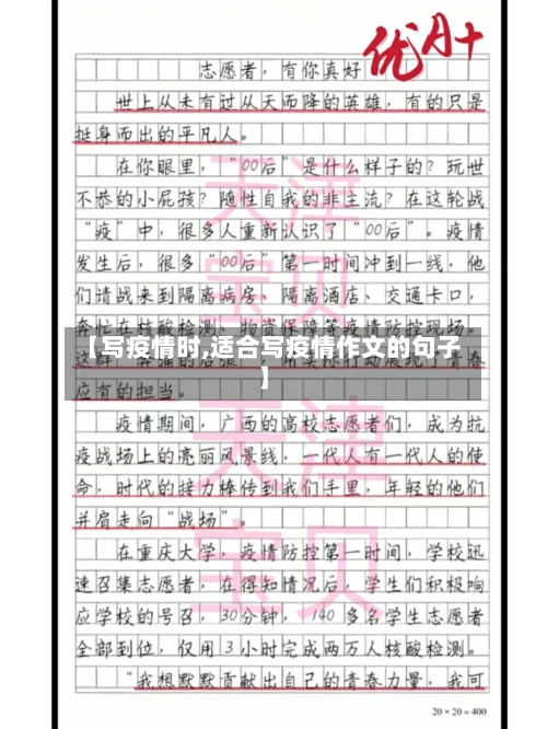【写疫情时,适合写疫情作文的句子】