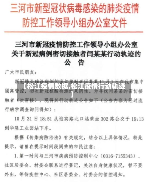 【松江疫情数据,松江疫情行动轨迹】