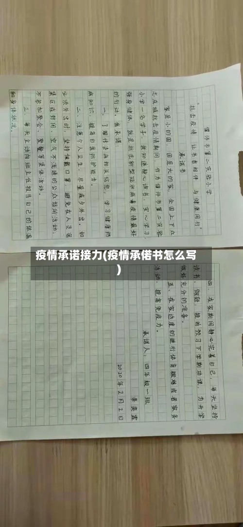 疫情承诺接力(疫情承偌书怎么写)-第3张图片